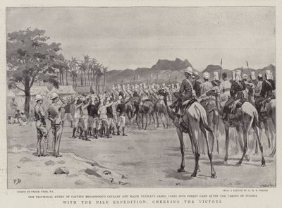With the Nile Expedition, Cheering the Victors by Frank Dadd